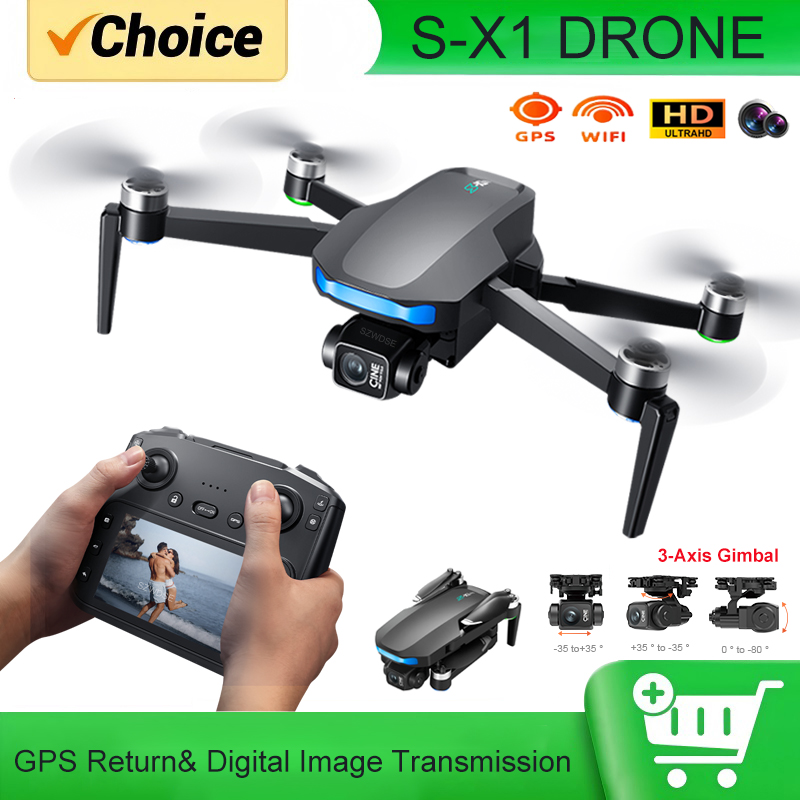 Drone Gimbal 3 Axis - 3 Eksenli Gimbal'lı, 5000m Menzilli, FPV