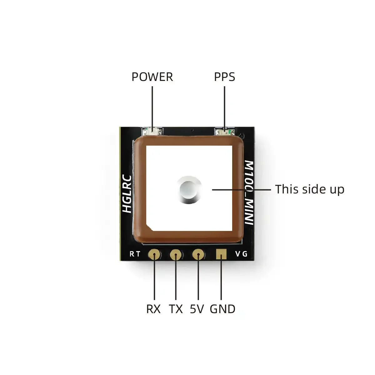 HGLRC M100 MINI GPS Modülü M10 - Drone Gimbal Controller incelemesi ve fiyatı