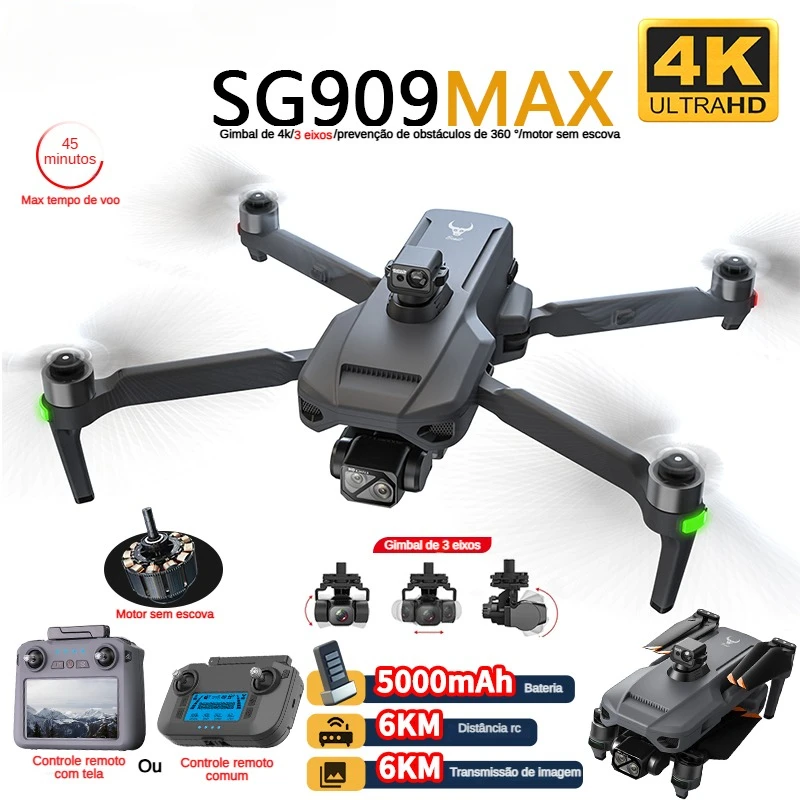 ZLL SG909 SG909MAX 4K Kameralı - Drone Gimbal Case incelemesi ve fiyatı